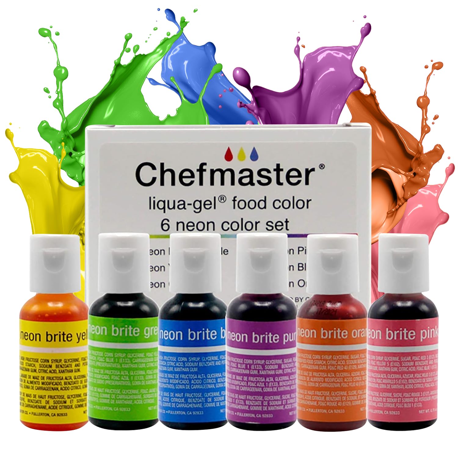 セイムチャン コレクター カラー Amazon.com: Chefmaster - Neon Liqua-Gel Food Coloring - Fade